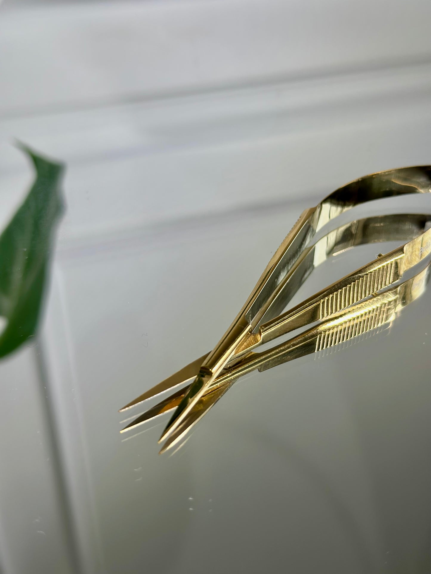 Gold Stainless Steel Spring Scissors